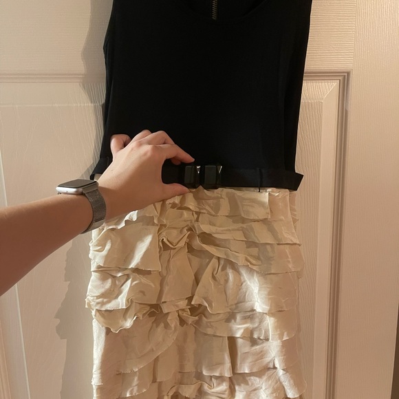 Cute two tone party dress with belt from BCBGmaxazria - Picture 5 of 5